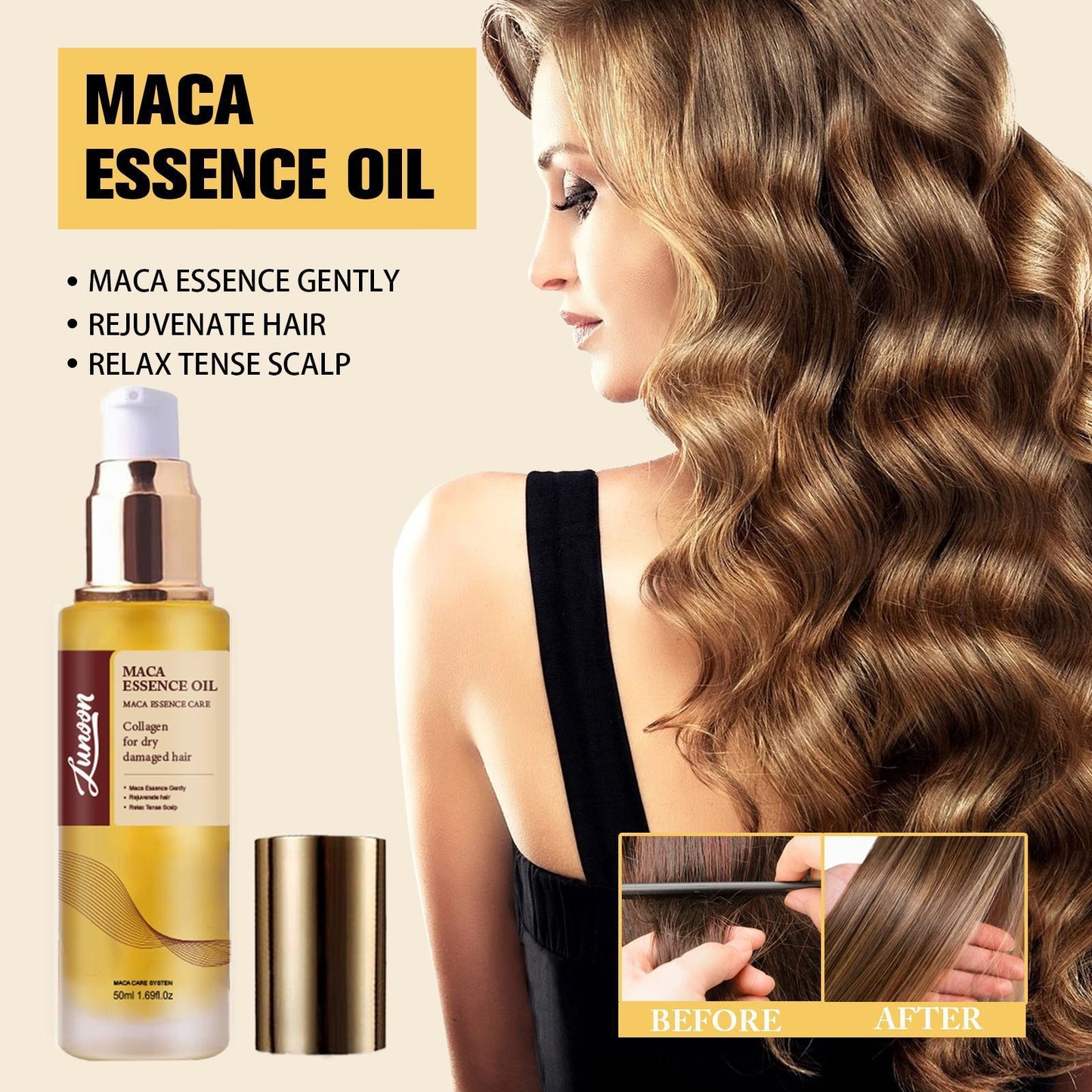 Morocco Hair Oil Moisturizing Dry And Frizz