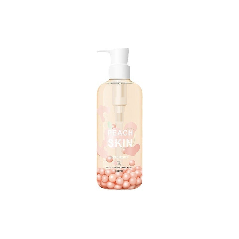 Yuanqi Peach Silky Burst Beads Shower Gel Family Pack