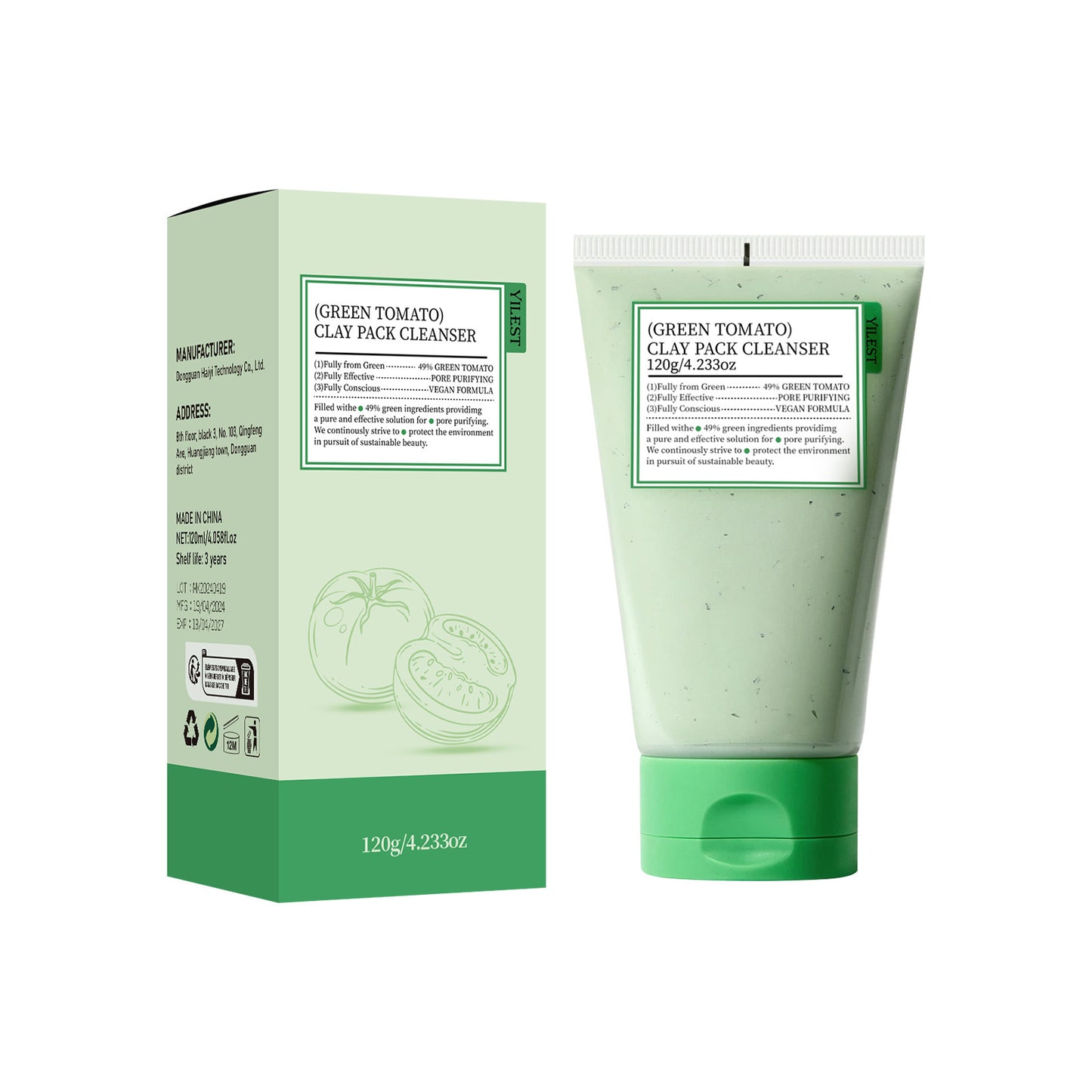 120g Gentle Cleansing Mask Pore Acne Cleanser