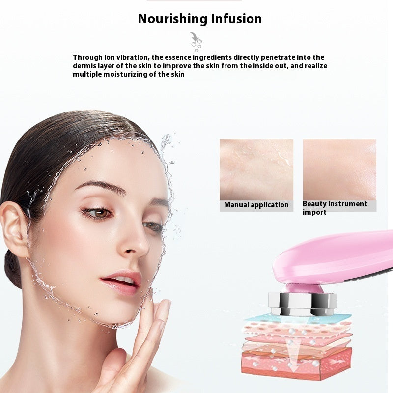 Household Color Light Beauty Instrument Micro-current Facial Massage Cleaning