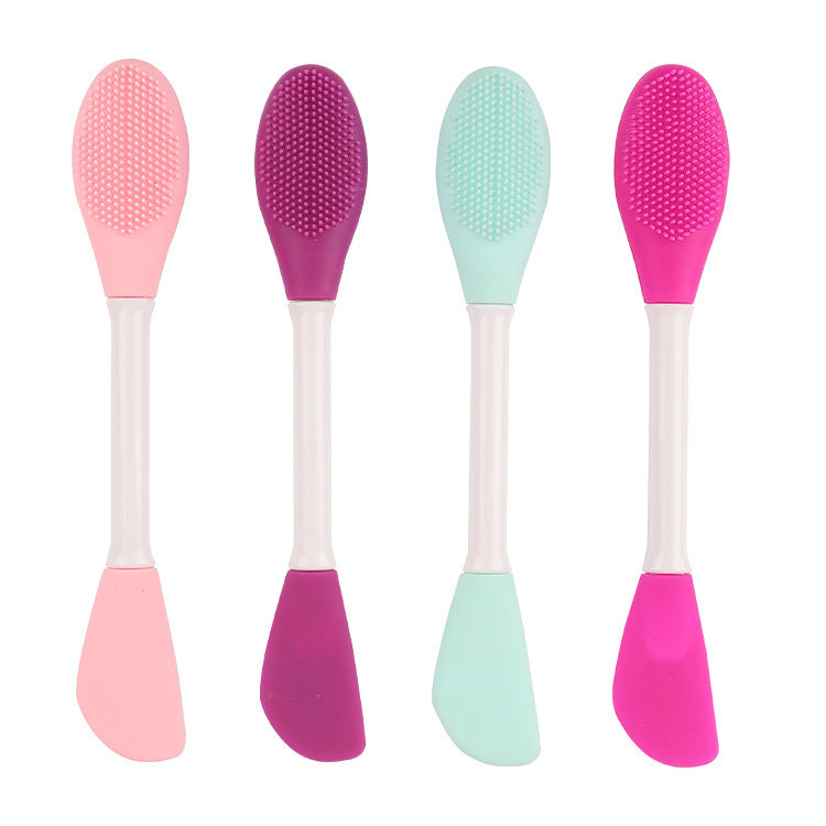 Double-ended Silicone Mask Brush Face Makeup And Toning Stick