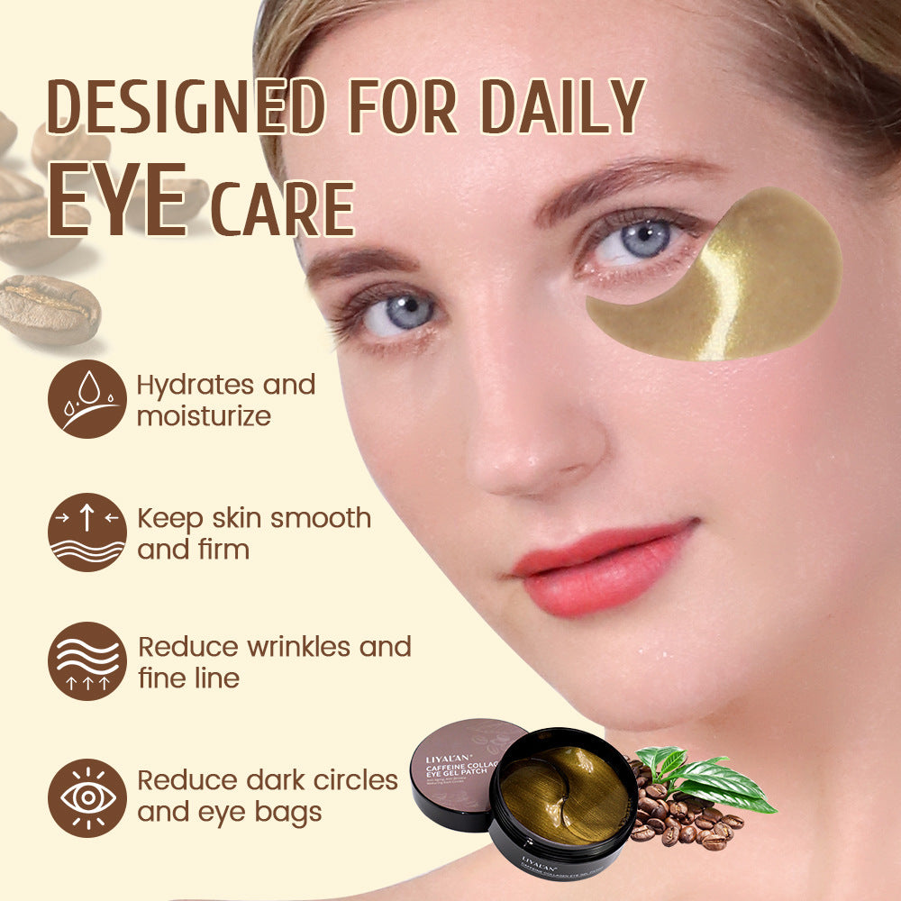 Caffeine Gel Eye Mask Reduces Fine Lines