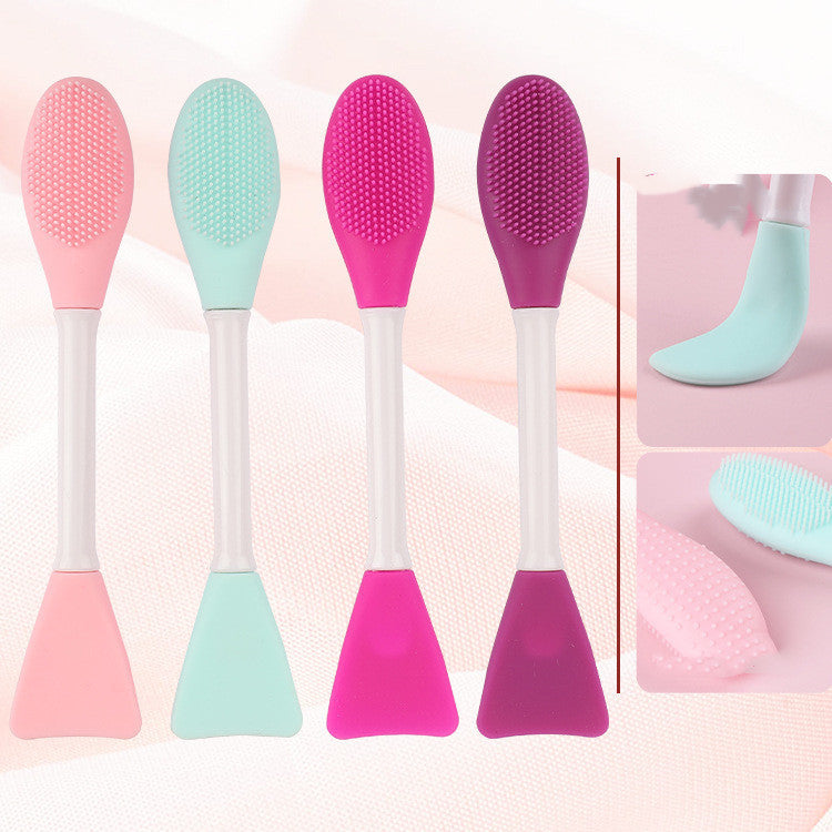 Double-ended Silicone Mask Brush Face Makeup And Toning Stick