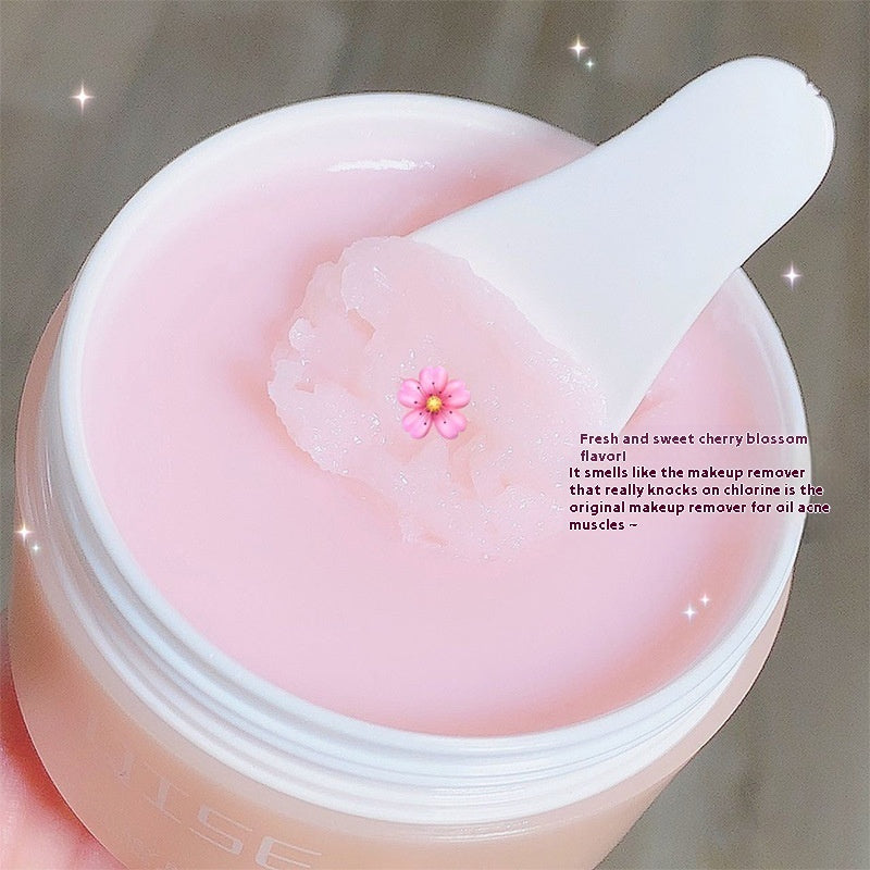 Gentle Oil Control Cleansing Cream with Cherry Blossom and Plant Extracts for a Refreshing Feel.