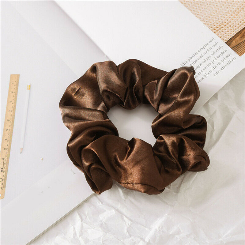 Large Intestine Ring Band South Korea Dongdaemun Solid Color Hair Rope Simple Band